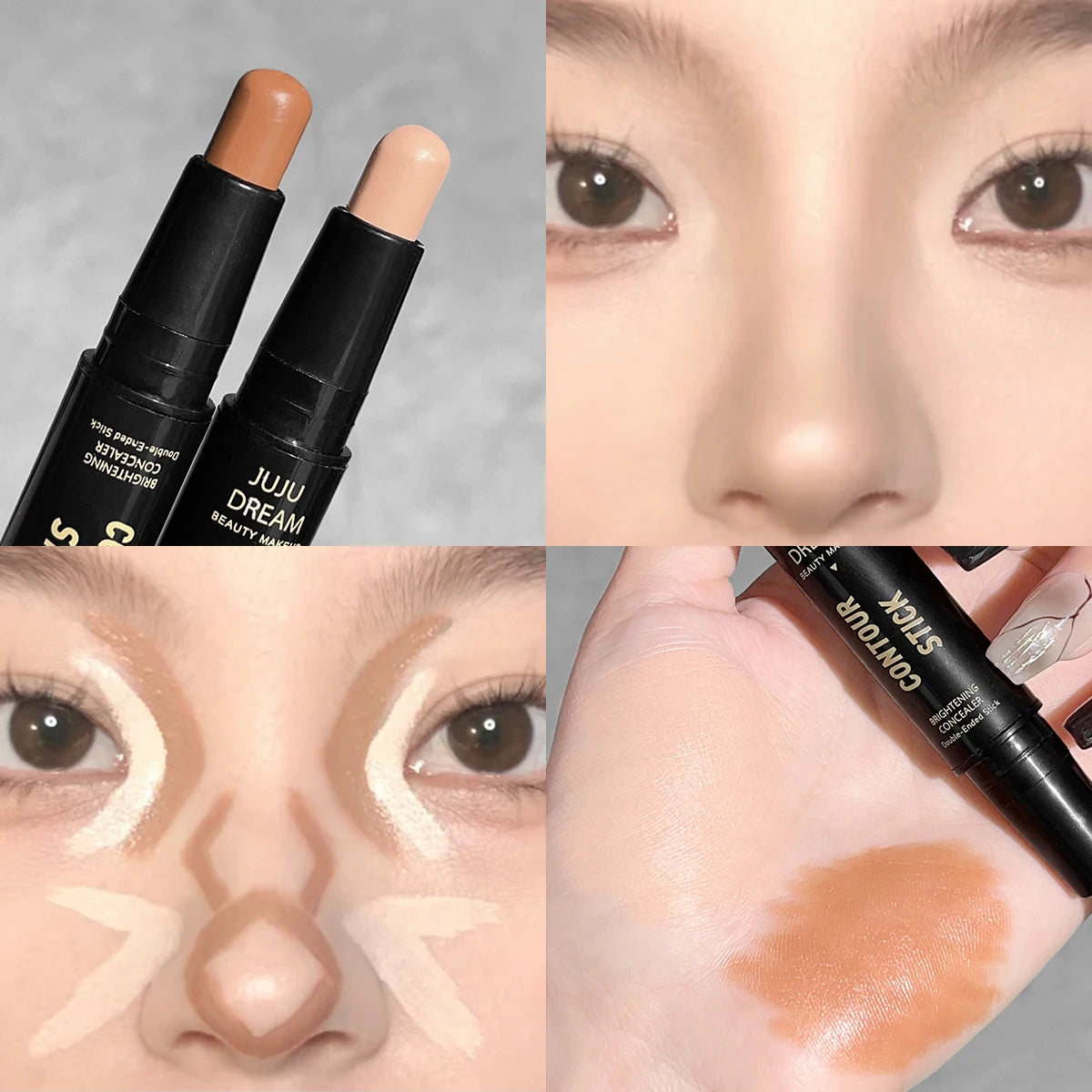 JUJU Dream Dual-Ended Cream Contour & Highlight Stick