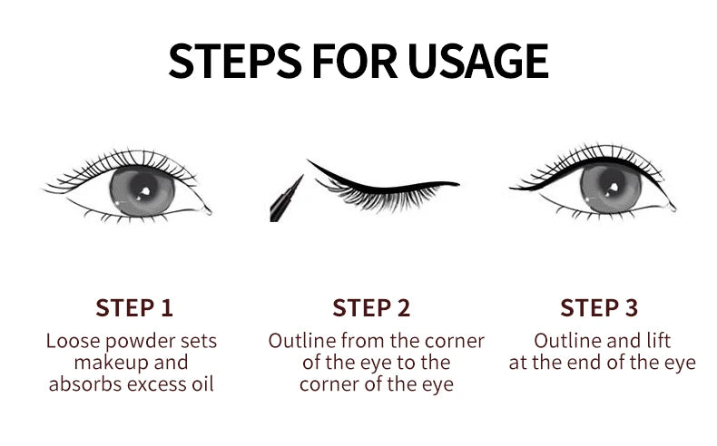 YANQINA Precision Liquid Eyeliner Pen Waterproof Quick Dry
