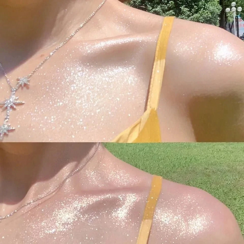 VERONNI Diamond Highlighter Powder Spray for Face & Body