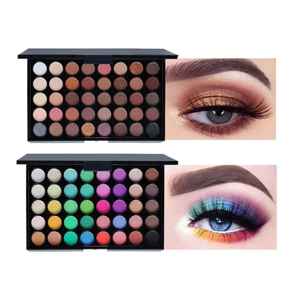 40 Color Matte Glitter Eyeshadow Palette