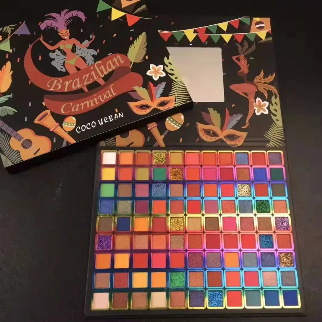 DIKALU 96 Color Eyeshadow Palette Matte Glitter Makeup Set
