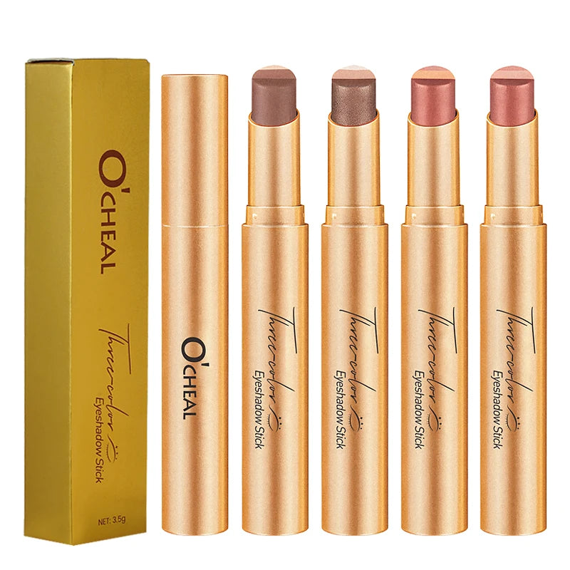 O'CHEAL Three Color Gradient Eye Shadow Stick