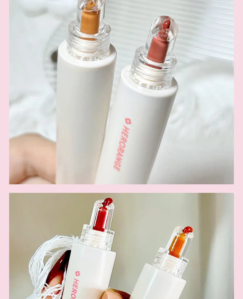 Crystal Jelly Lip Gloss Mirror Water Liquid Lipstick Moisturizing Long Lasting Sexy Lip Plumper Lip Tint Makeup Korean Cosmetics