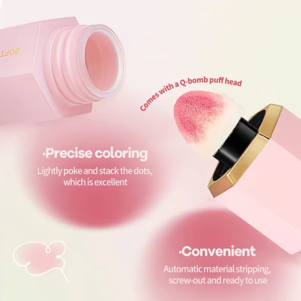 TVLV Velvet Liquid Blush with Sponge Applicator