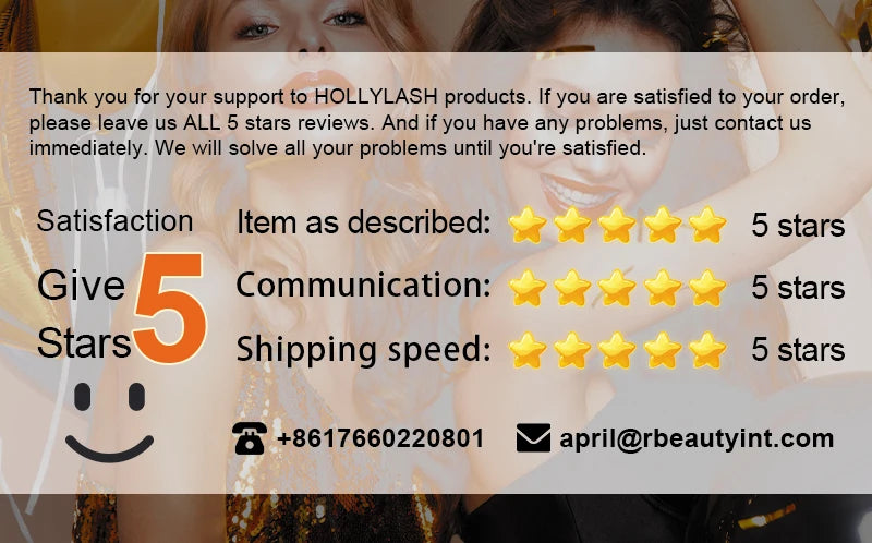 HOLLYLASH Self Adhesive Cluster Lashes Press on Pre Glued Eyelashes Volume Soft No Glue Needed Eyelash Extension Makeup Tools