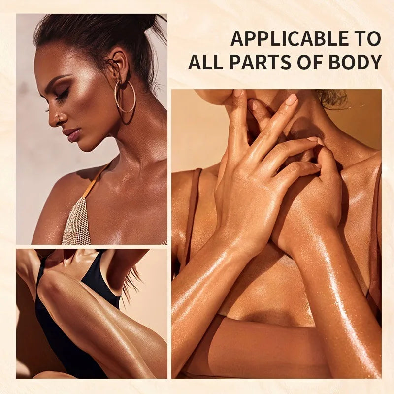 USHAS Glow Shimmer Spray Liquid Highlighter for Face & Body