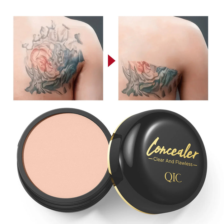 QIC Waterproof Full Coverage Concealer for Tattoos & Scars