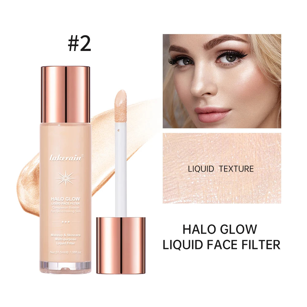 Lakerain Halo Glow Liquid Highlighter Face Filter