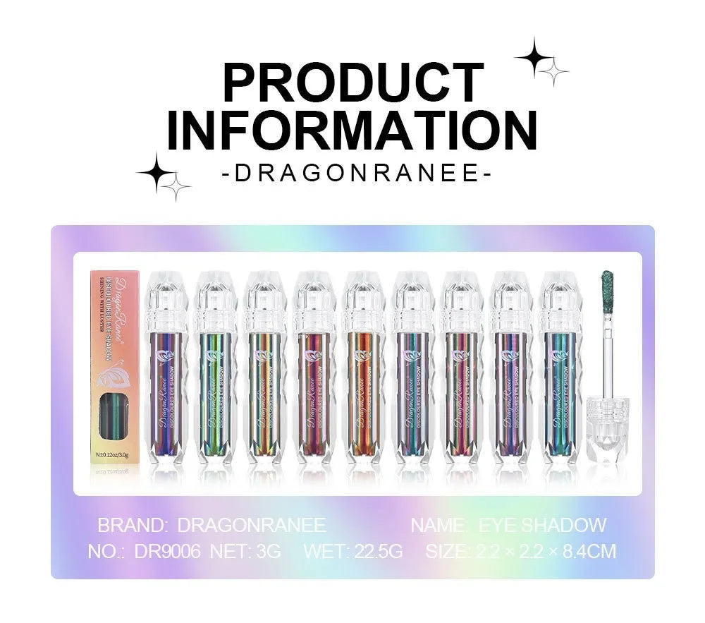 Chameleon Liquid Eyeshadow Metal Chameleon Makeup Lipgloss Shimmer Pigment Glitter Eye Shadow Lipstick Shine Diamond Eyeshadow