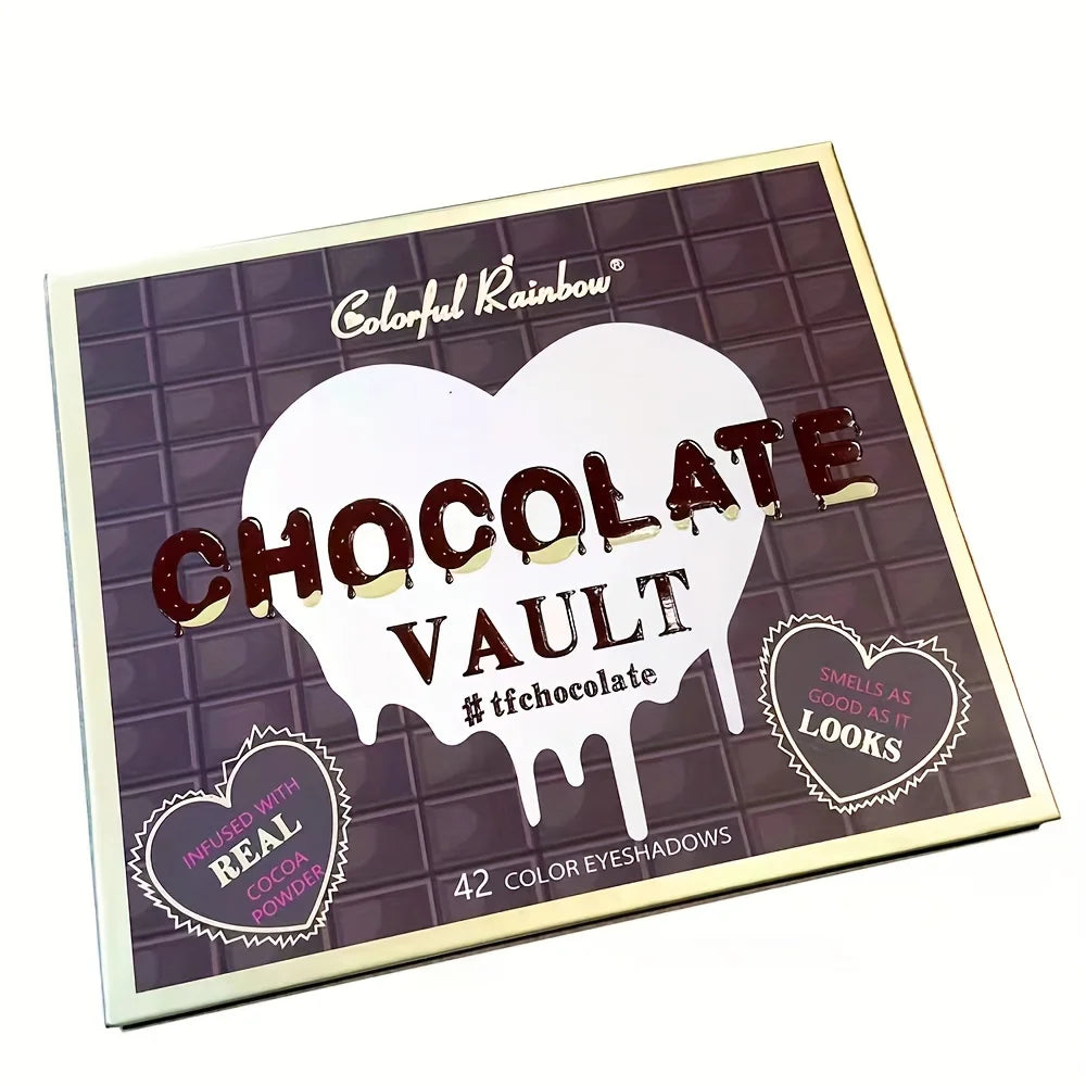 Colorful Rainbow Chocolate Vault 42 Color Eyeshadow Palette