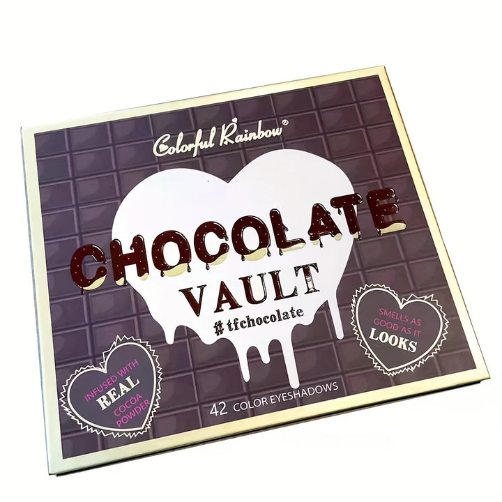 Colorful Rainbow Chocolate Vault 42 Color Eyeshadow Palette