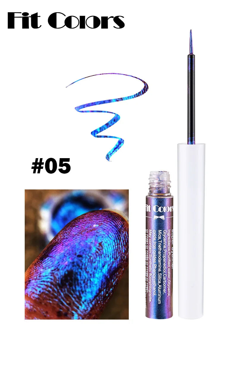 Fit Colors Chameleon Liquid Eyeshadow Multi Chrome Makeup