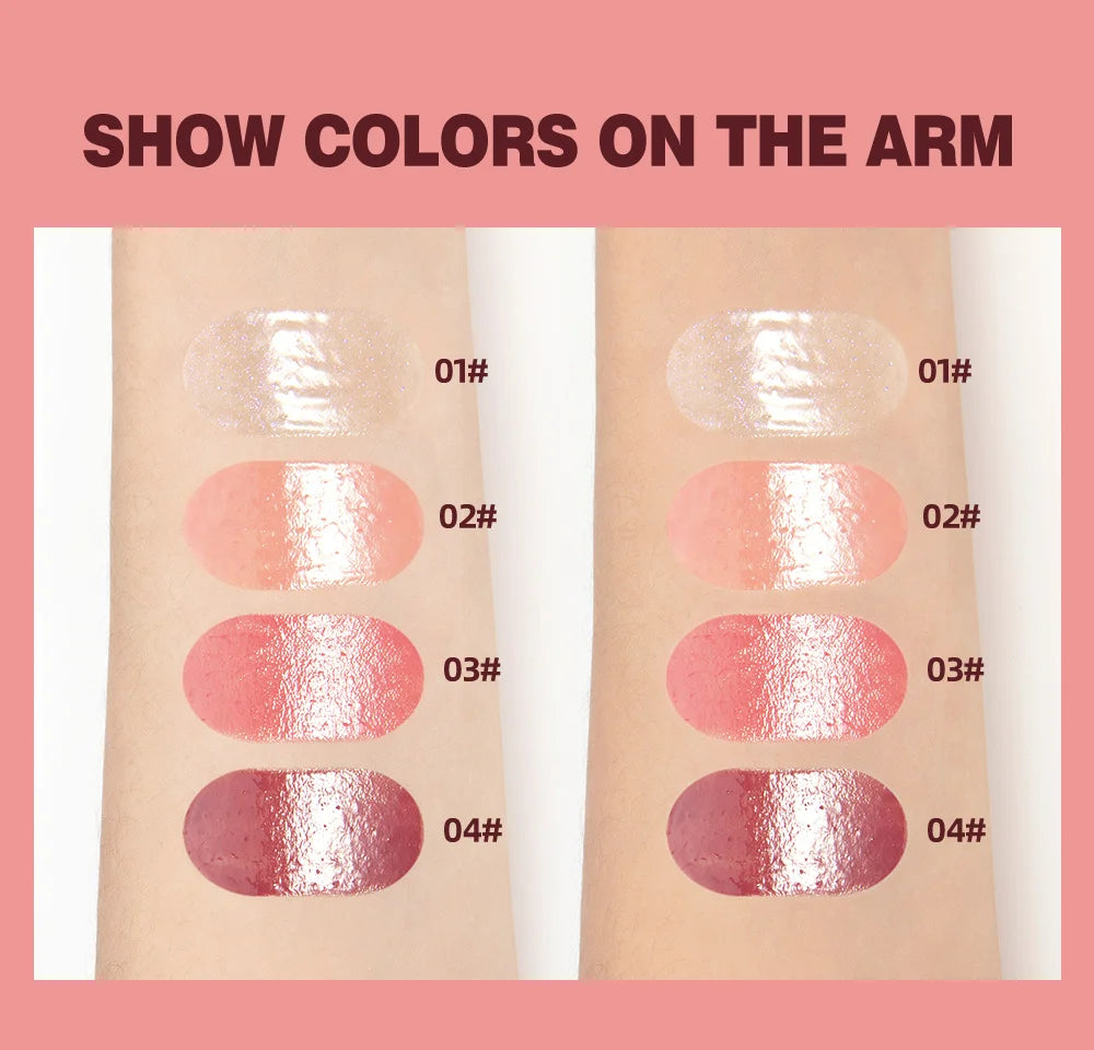 Moisturizing Lip Lotion Essence Volumizing Lip Glaze Women's Moisturizing and Moisturizing Natural Lip Gloss Hydrating Lip Gloss