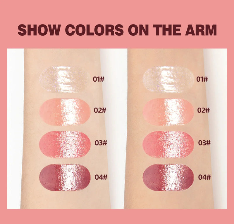 Moisturizing Lip Lotion Essence Volumizing Lip Glaze Women's Moisturizing and Moisturizing Natural Lip Gloss Hydrating Lip Gloss