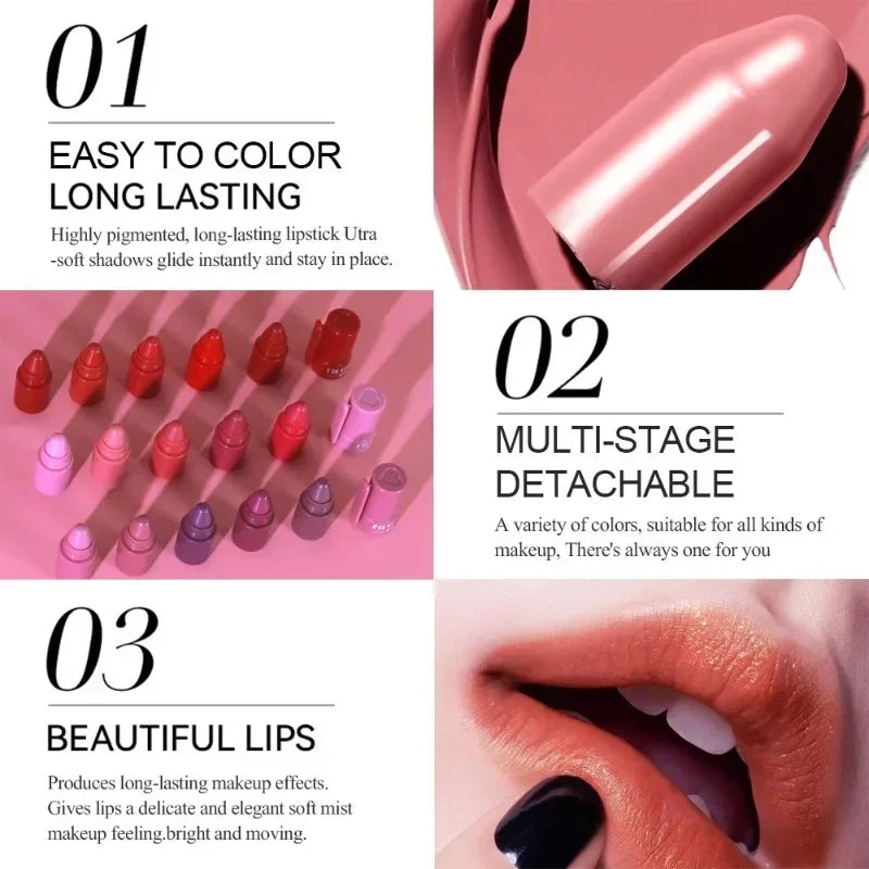 Fit Color 5-in-1 Matte Lipstick Crayon Set