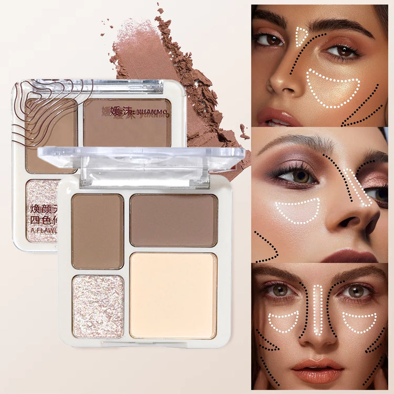 Maffick Three-Dimensional Contour Palette with Highlights