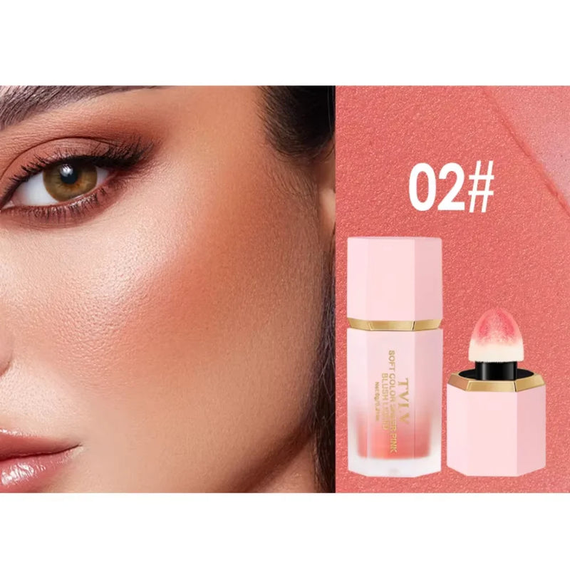 TVLV Velvet Liquid Blush with Sponge Applicator