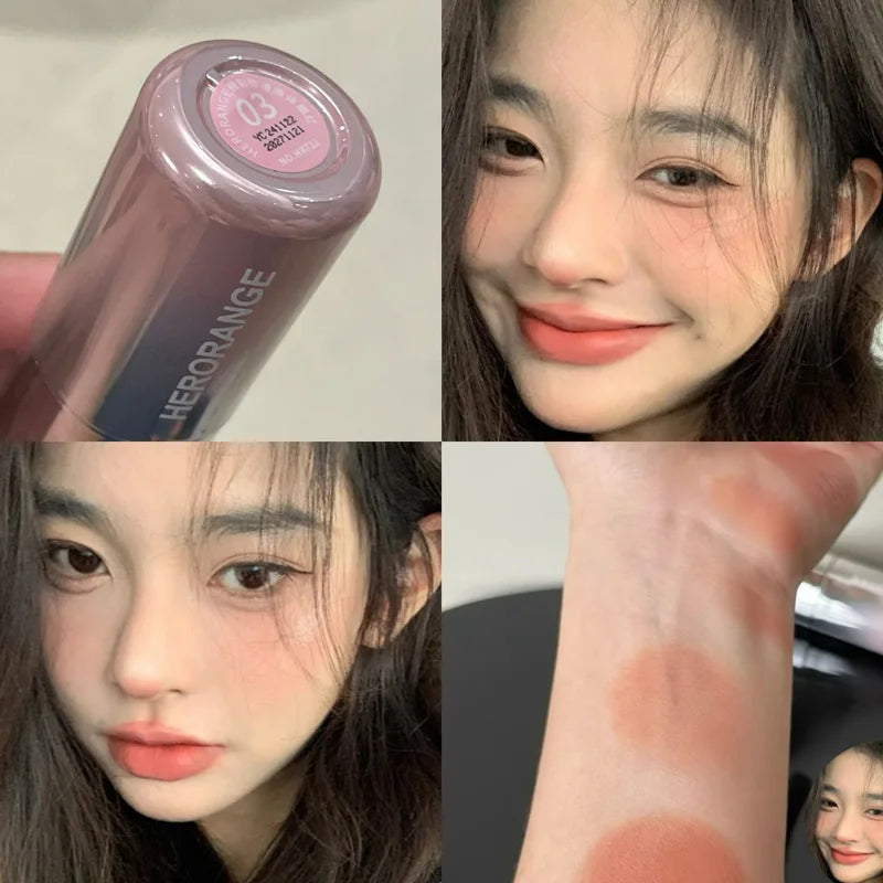 HERORANGE Liquid Blush Stick for Lips & Cheeks