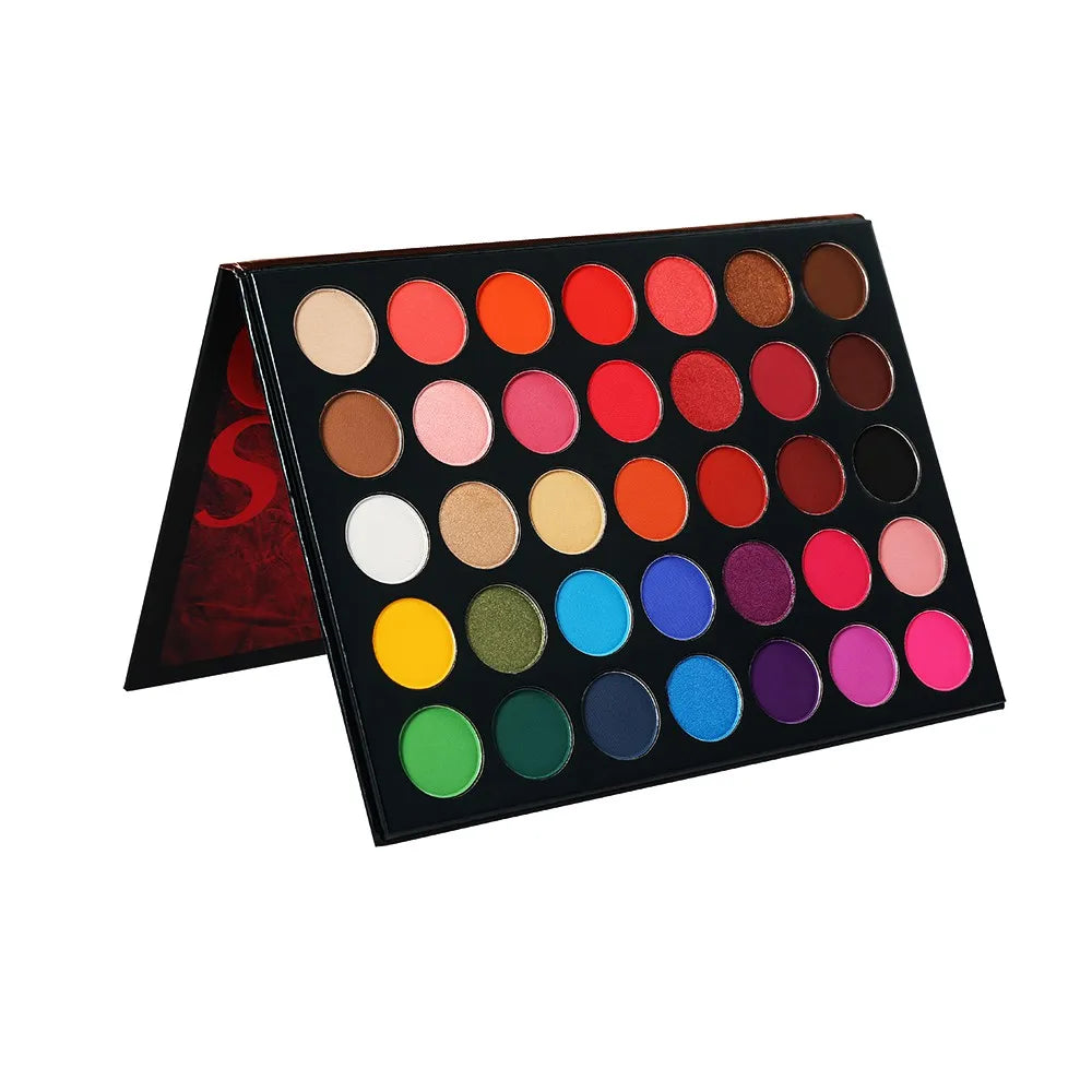 BEAUTY GLAZED 35 Color Matte & Shimmer Eyeshadow Palette