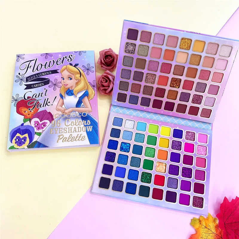 DIKALU 96 Color Eyeshadow Palette Matte Glitter Makeup Set