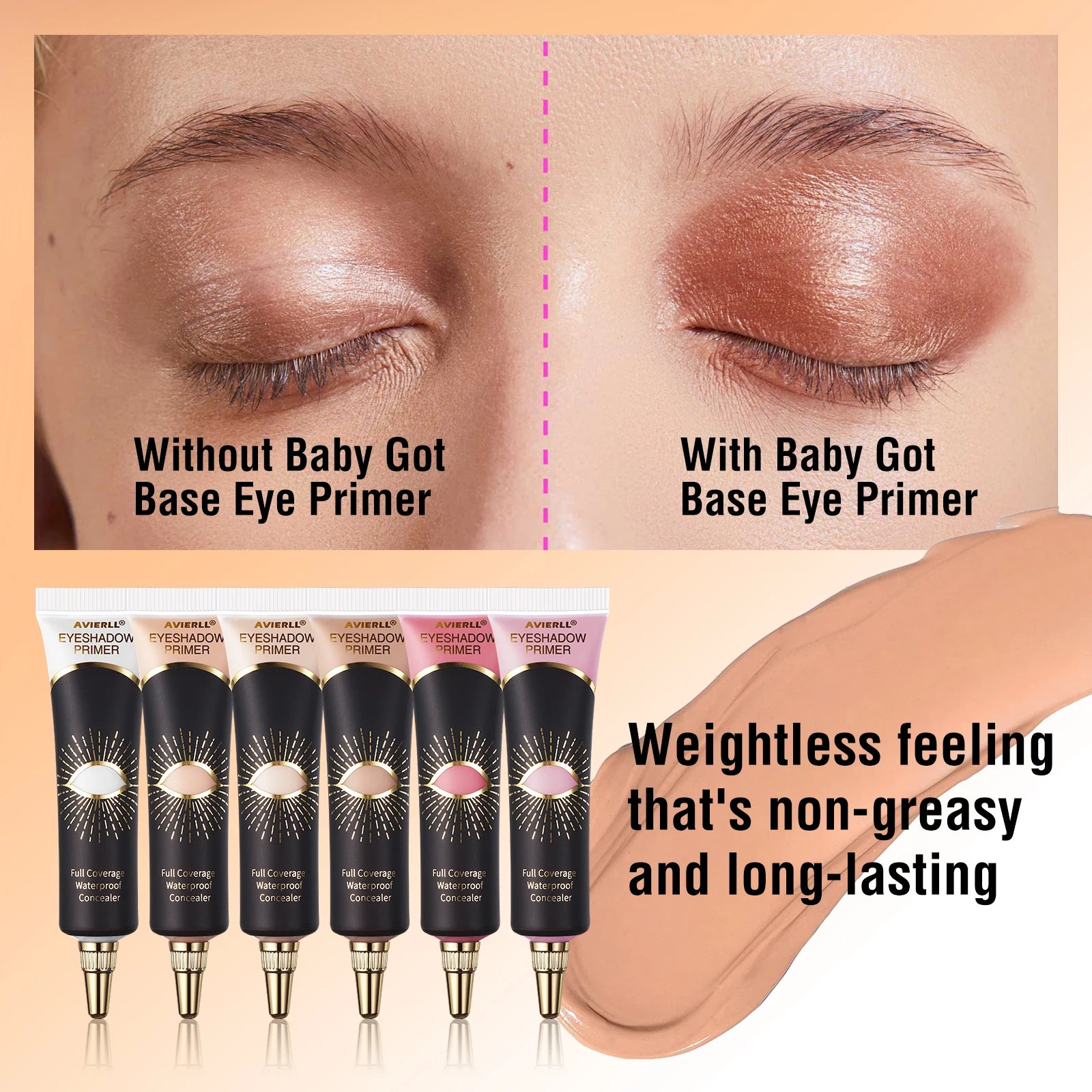 AVIERLL Matte Eyeshadow Primer Waterproof Eye Makeup Base