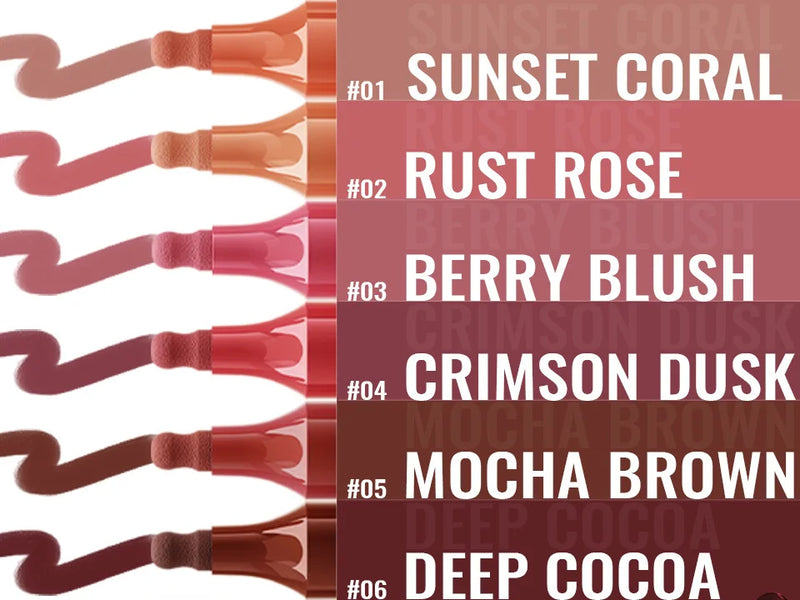 Matte Liquid Lip Liner Marker Pen Dyeing Lip Gloss Waterproof Long Lasting Lipstick Pencil Sexy Lips Contour Makeup Cosmetics