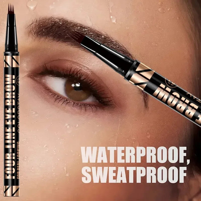 MAILIZI 4-Point Eyebrow Pencil Waterproof Liquid Brow Pen