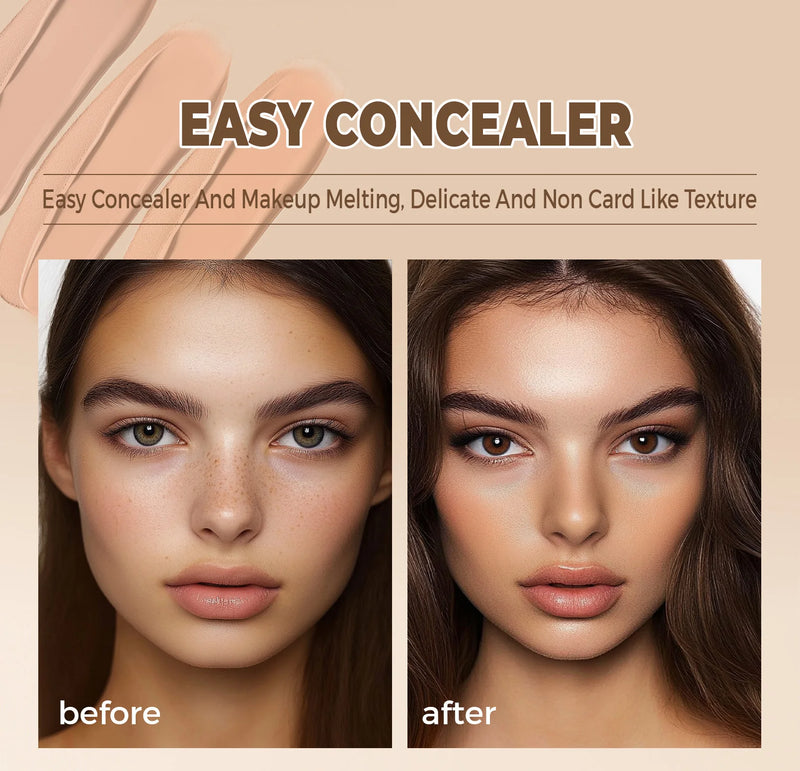 QIC Waterproof Full Coverage Concealer for Tattoos & Scars
