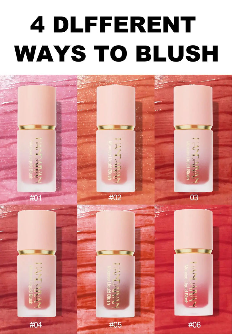 HANDAIYAN Matte Liquid Blush with Sponge Tip Applicator