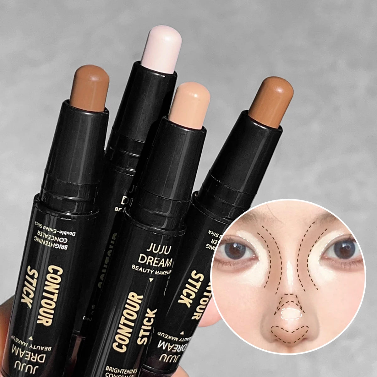 JUJU Dream Dual-Ended Cream Contour & Highlight Stick