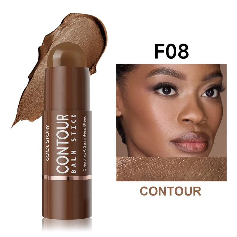 Face Contour Bronzer Stick Face Brighten Highlighter Bar Shimmer Highlighter Blush Stick Nose Shadow Pen Makeup Tool Cosmetics