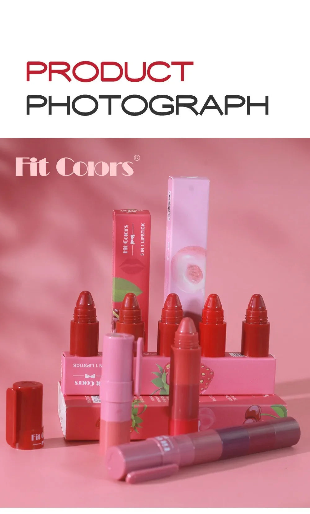 Fit Color 5-in-1 Matte Lipstick Crayon Set