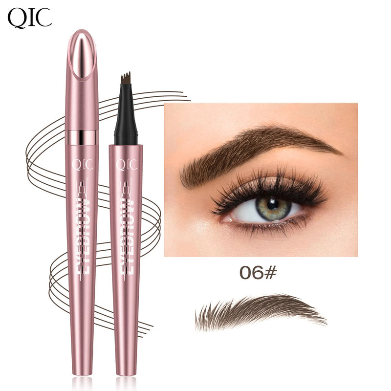 QIC Four Claw Liquid Eyebrow Pen Waterproof Brow Enhancer