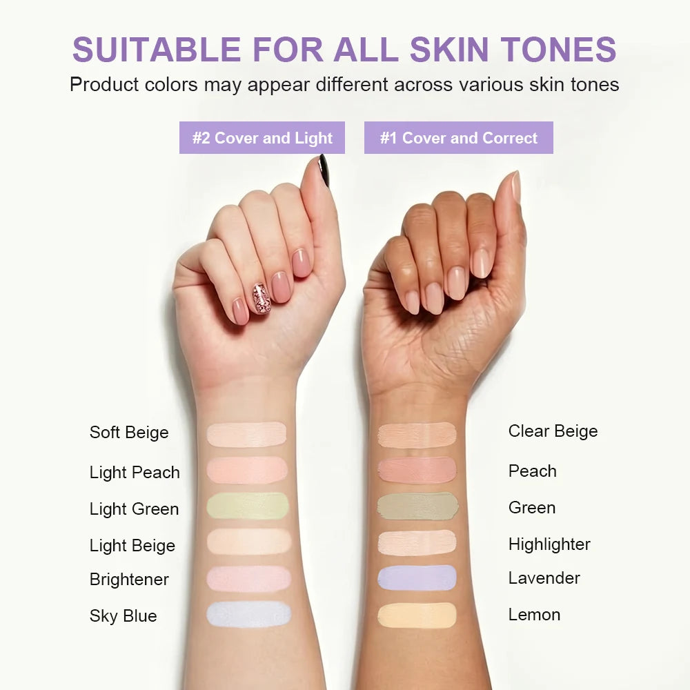 Danchel 6-Color Cream Concealer & Corrector Palette