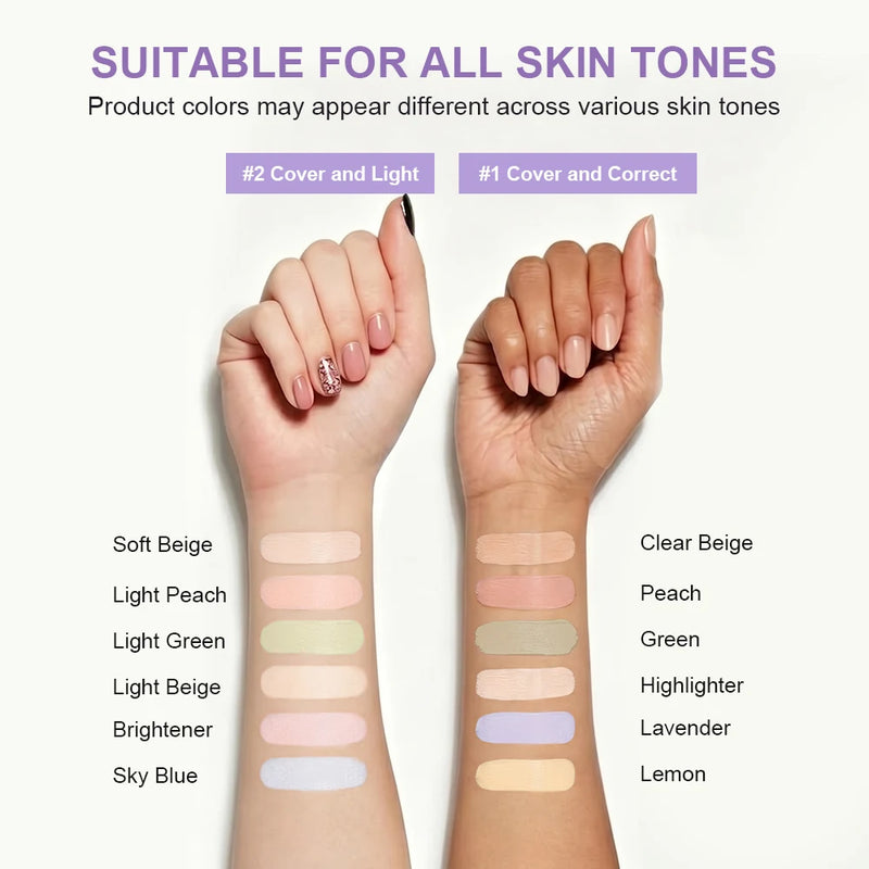 Danchel 6-Color Cream Concealer & Corrector Palette