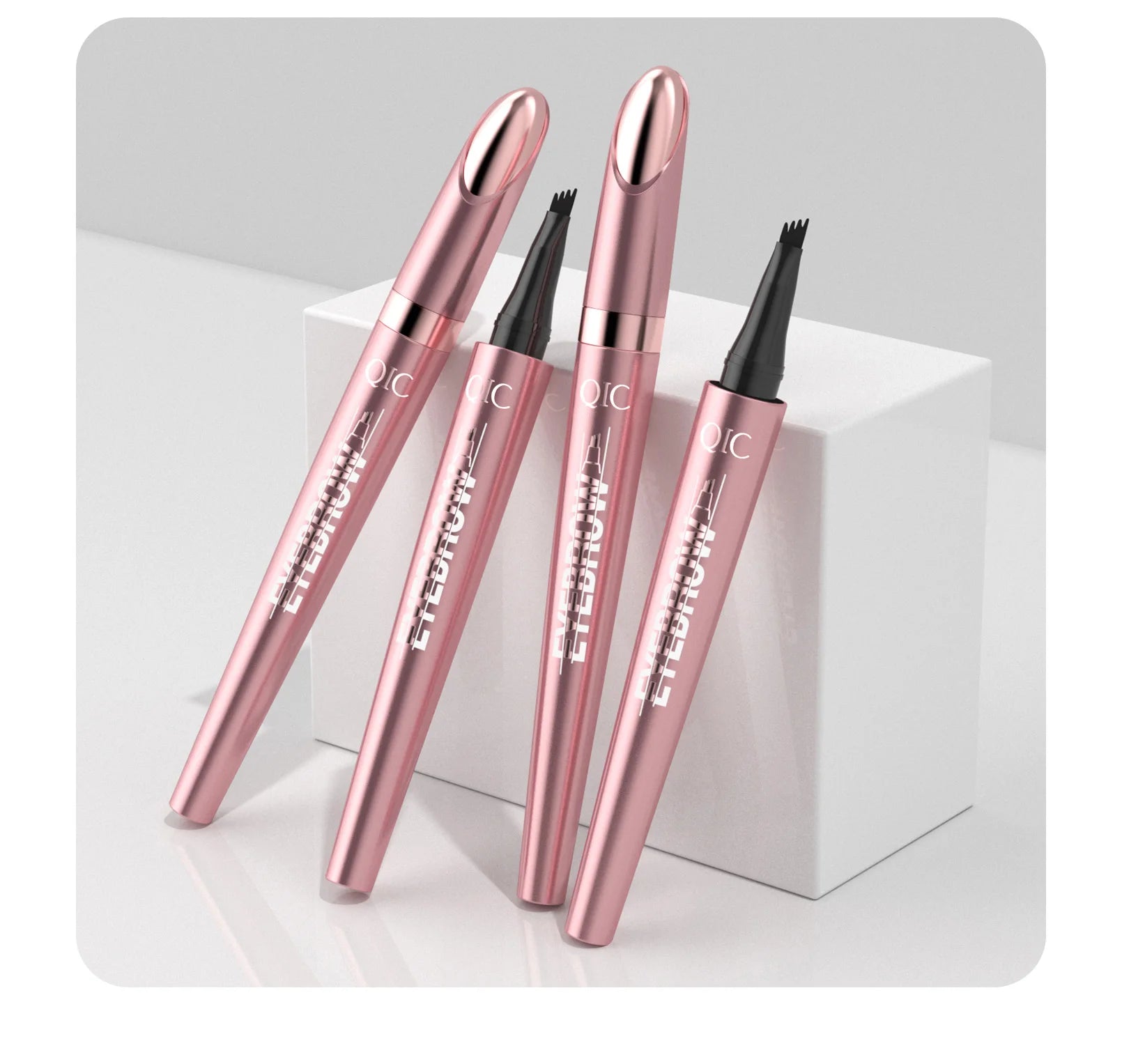 QIC Four Claw Liquid Eyebrow Pen Waterproof Brow Enhancer