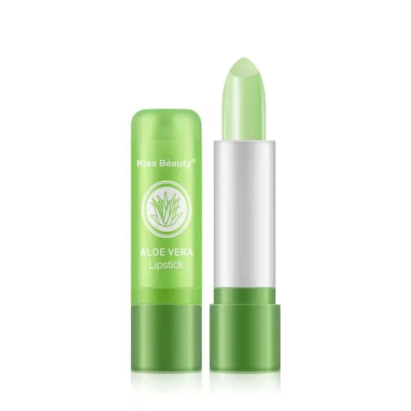Aloe Vera Temperature Color Change Lipstick Moisturizing Lip Balm Long Lasting Waterproof Nourishing Lip Korean Makeup Cosmetics