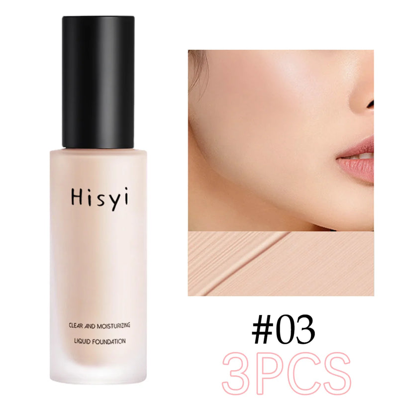 HISYI Moisturizing Liquid Foundation for Natural Coverage