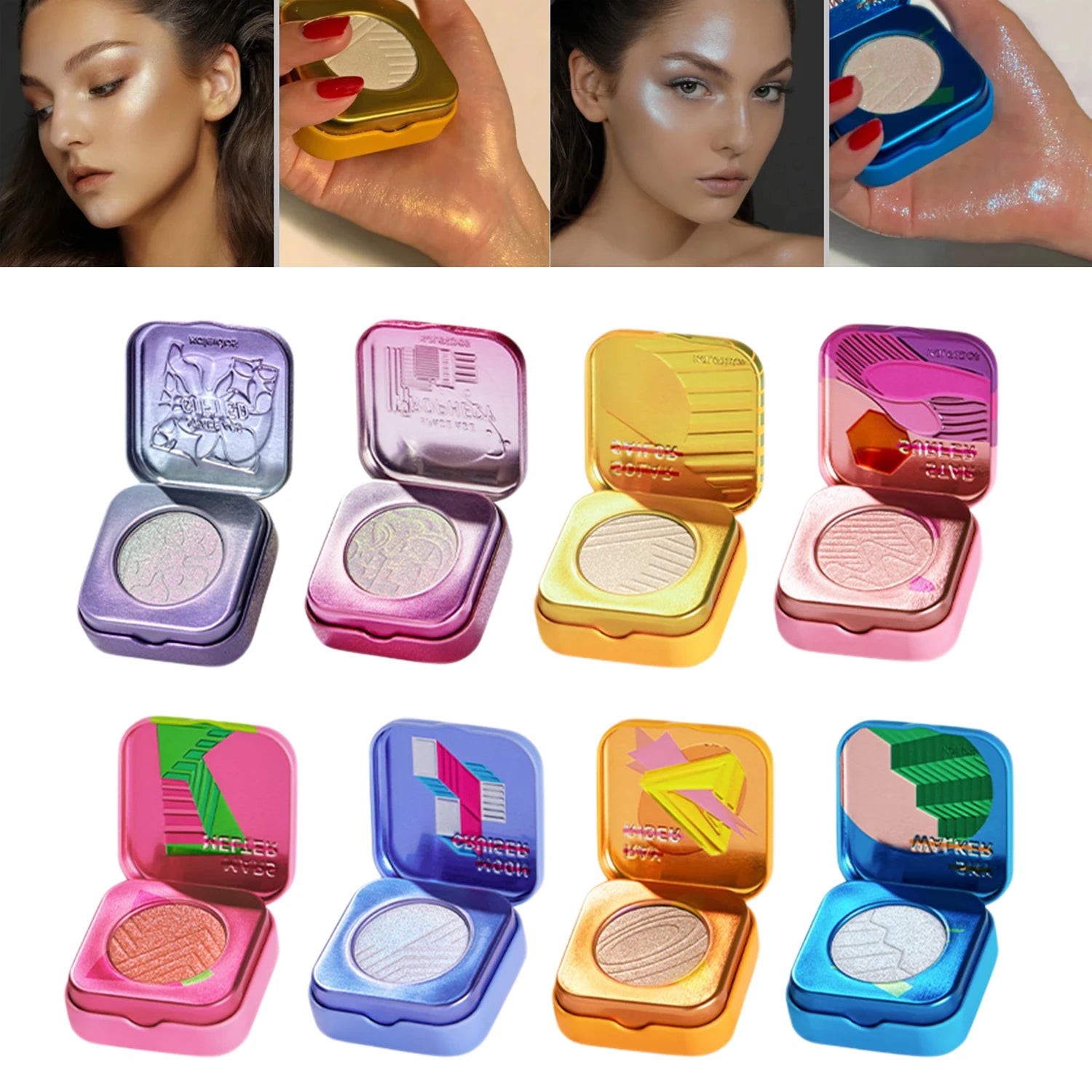Kaleidos Space Age Chameleon Highlighter & Eyeshadow Palette