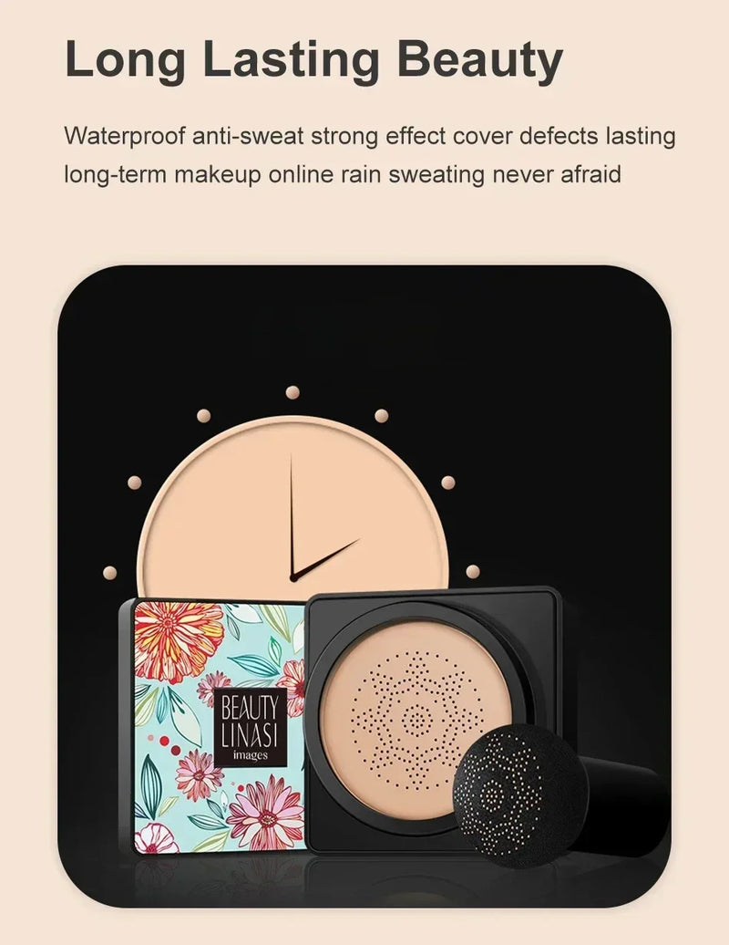 BEAUTY LINASI Mushroom Air Cushion CC Cream Foundation
