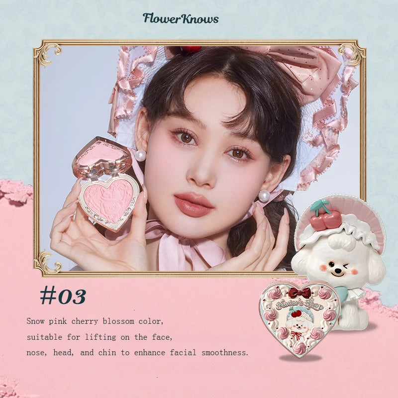 FLOWER KNOWS Velvet Matte Powder Blush