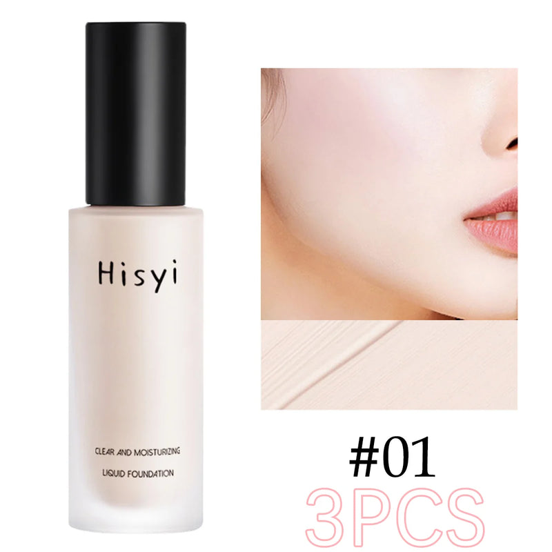 HISYI Moisturizing Liquid Foundation for Natural Coverage