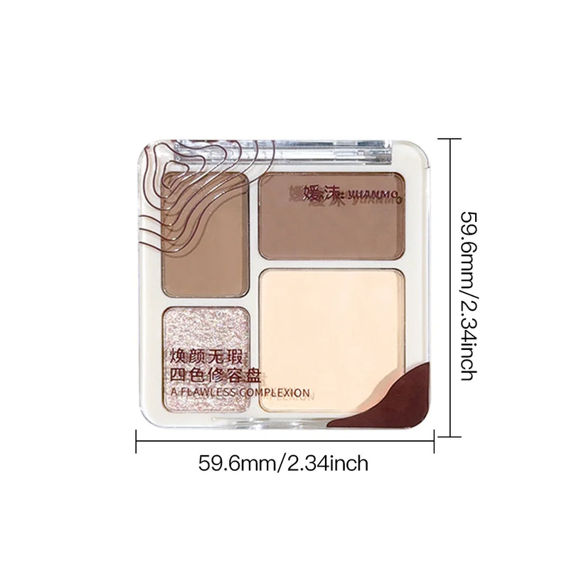 Maffick Three-Dimensional Contour Palette with Highlights