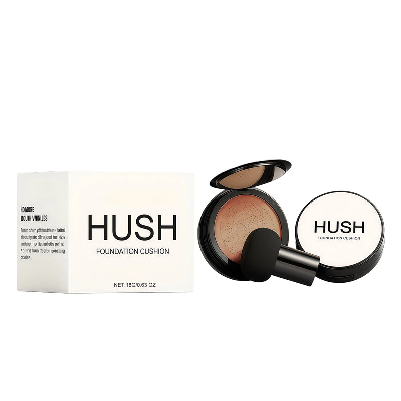 HUSH Air Cushion BB Cream Foundation with Mushroom Puff