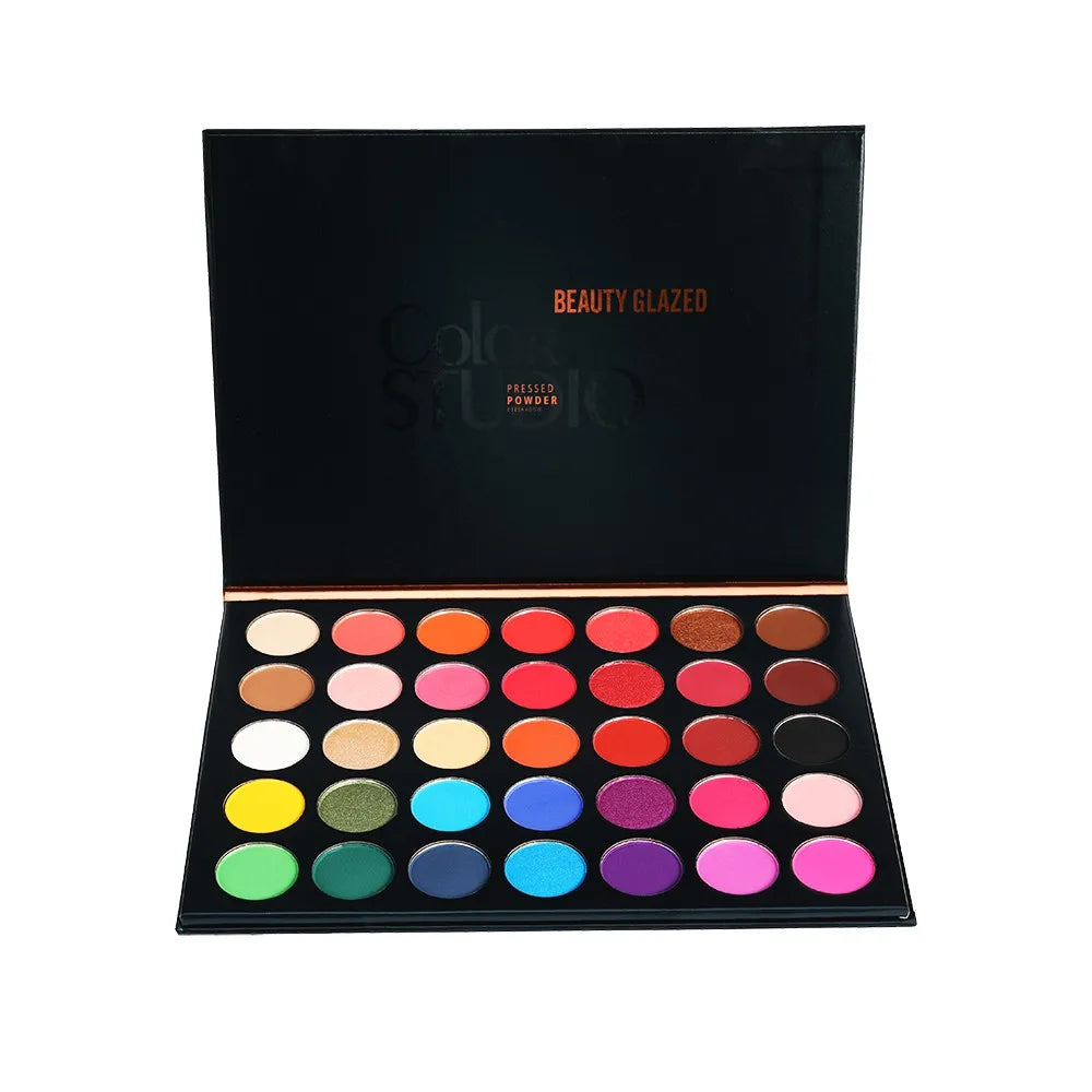 BEAUTY GLAZED 35 Color Matte & Shimmer Eyeshadow Palette