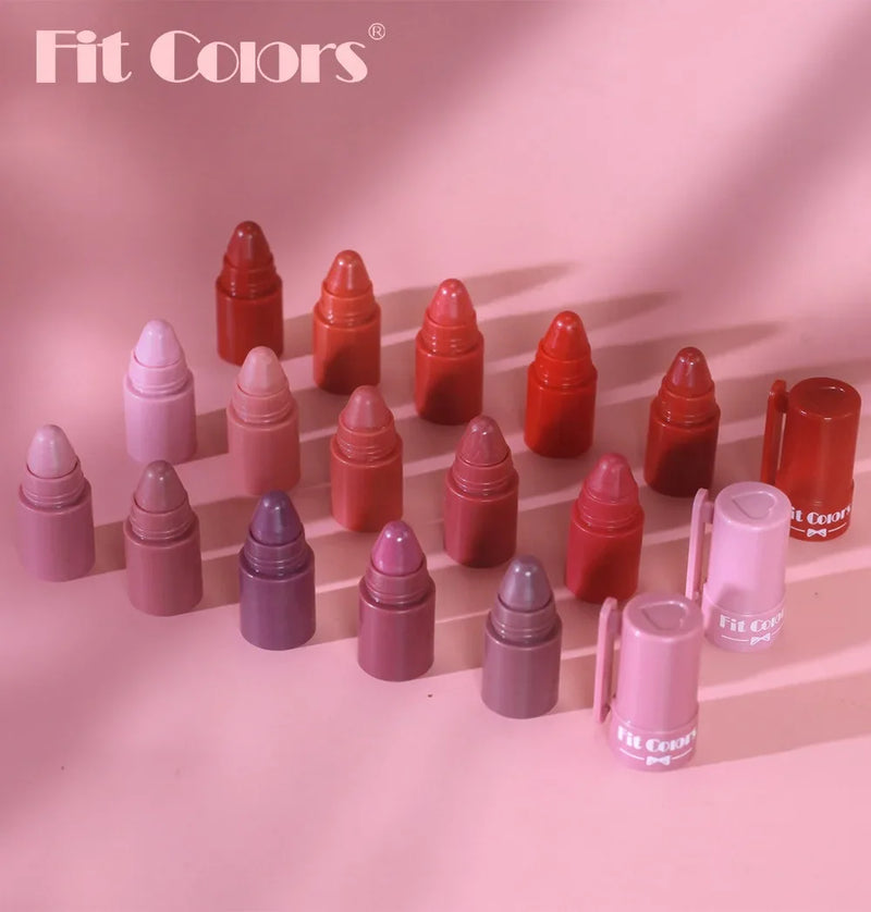 Fit Color 5-in-1 Matte Lipstick Crayon Set