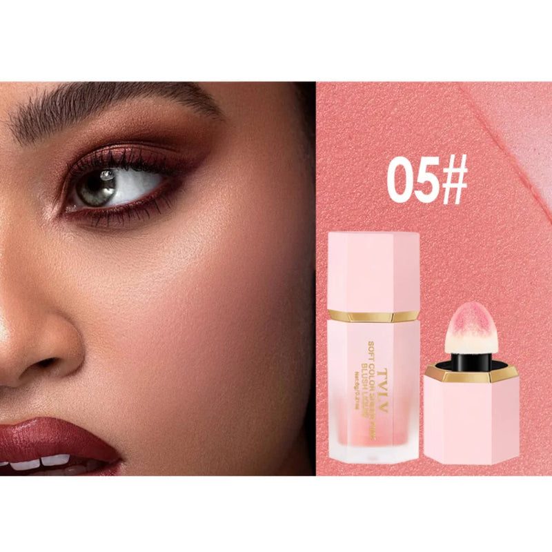 TVLV Velvet Liquid Blush with Sponge Applicator
