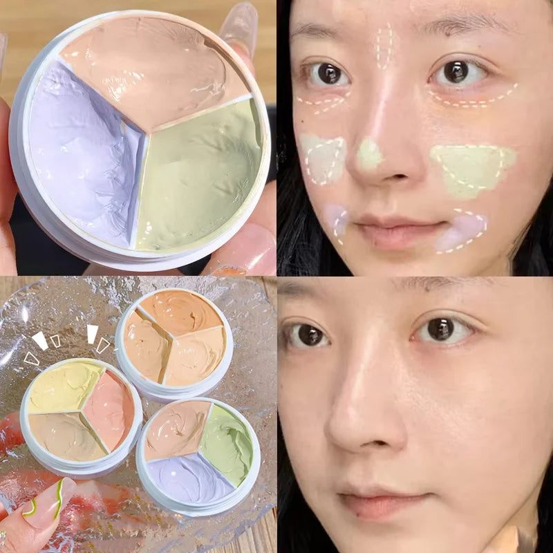 CUST BABY 3-Color Full Coverage Concealer Palette