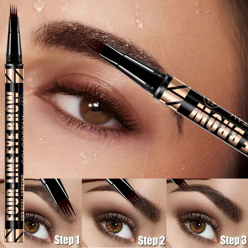 MAILIZI 4-Point Eyebrow Pencil Waterproof Liquid Brow Pen
