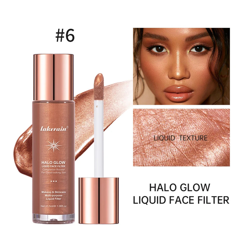 Lakerain Halo Glow Liquid Highlighter Face Filter